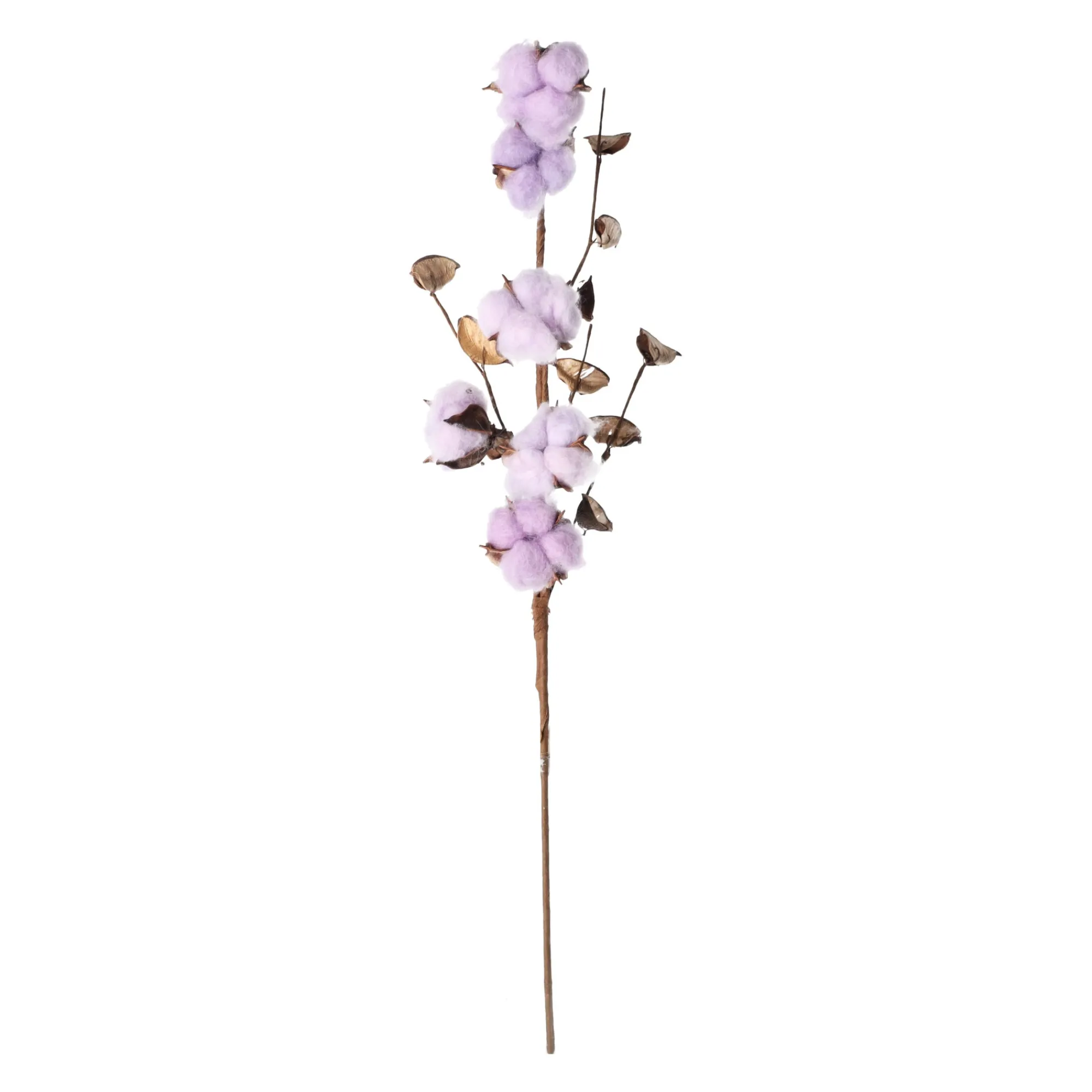Natural Collections Kunstplanten En Kunstbloemen>Tak katoen foam lila 59 x 20 x 3 cm