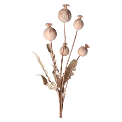 O'malley Kunstplanten En Kunstbloemen>Tak papaver 105 cm