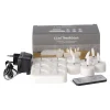 O'malley Kaarsen>Theelicht LED 6 stuks - warm wit - oplaadbaar