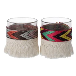 Decoris Kaarsen>Theelichthouder glas 8 cm