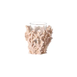 Natural Collections Kaarsen>Theelichthouder koraal 8 cm