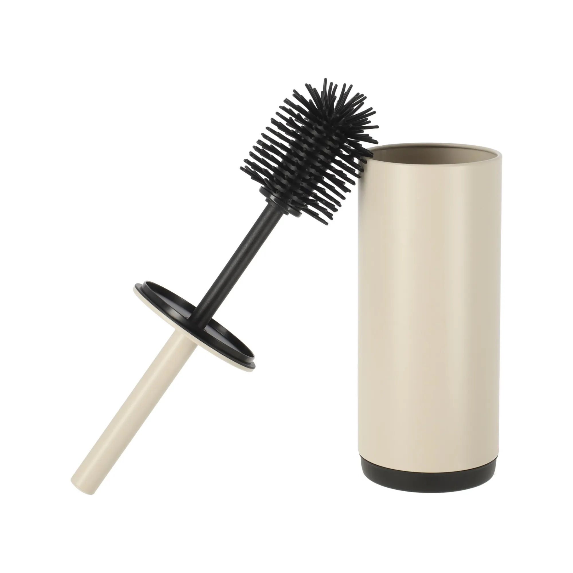 Nevac Schoonmaken>Toiletborstel met houder soft close beige