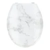 Van Cranenbroek Badkameraccessoires>Toiletbril print marmer wit