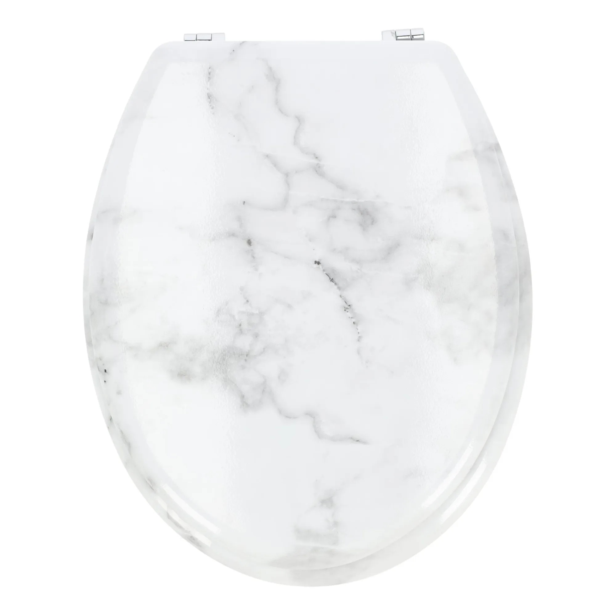 Van Cranenbroek Badkameraccessoires>Toiletbril print marmer wit