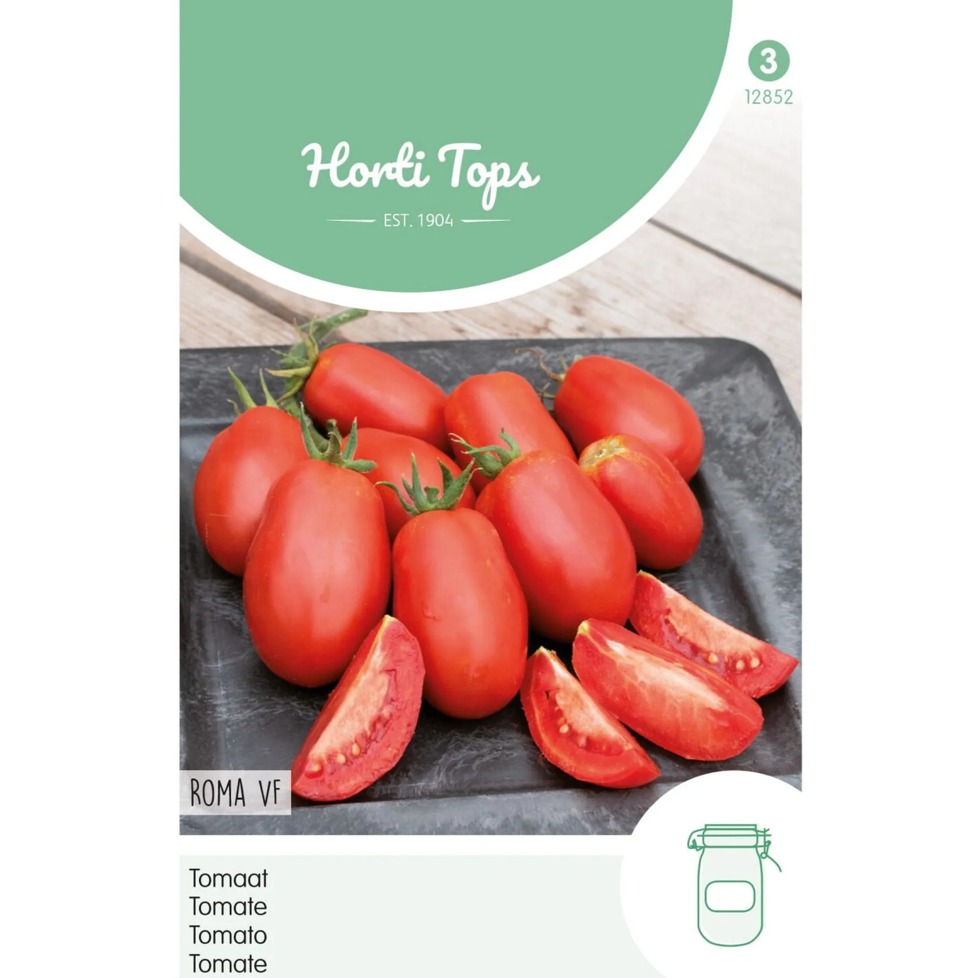 Horti Tops Moestuin>Tomaat Roma