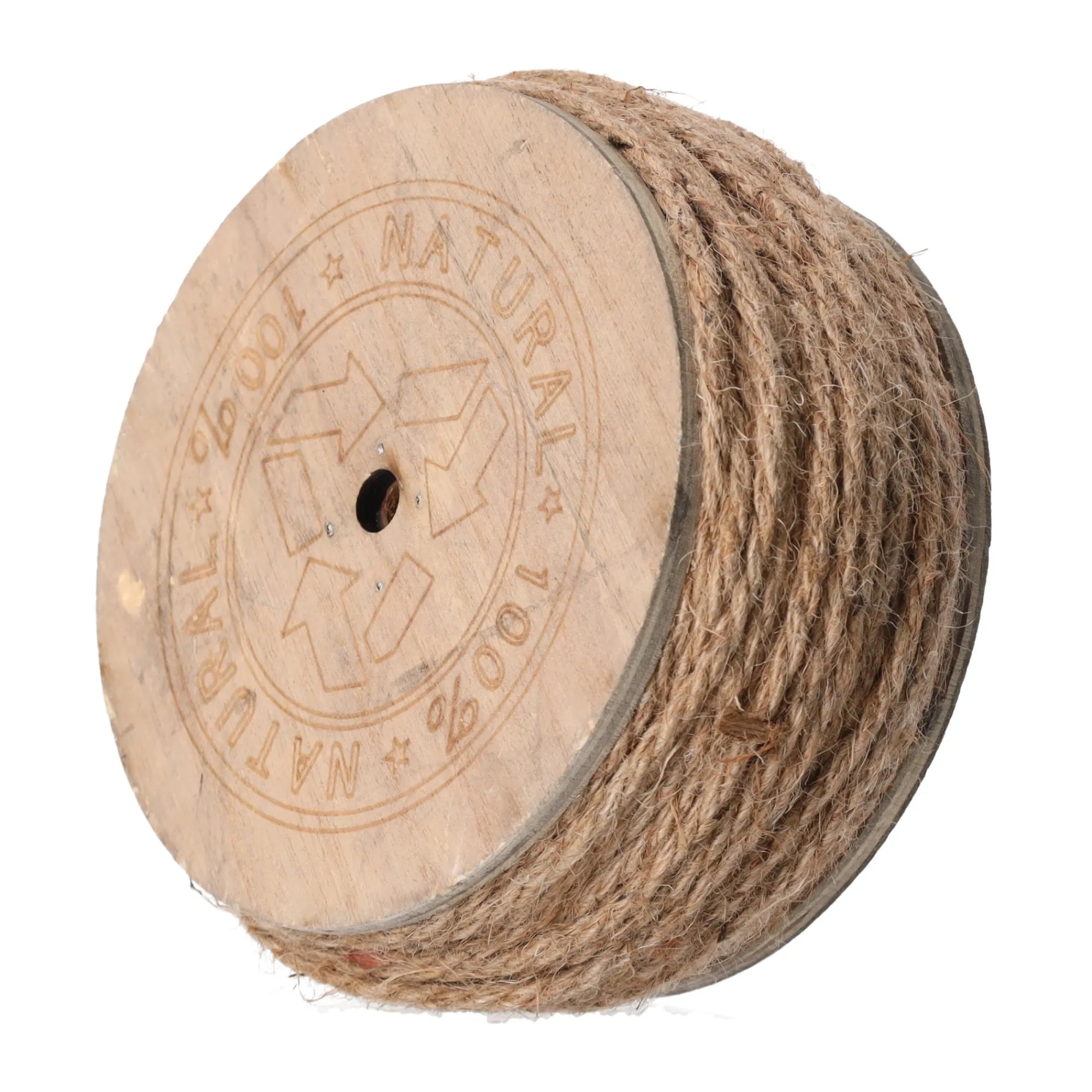 Natural Collections Woondecoratie>Touw jute natuur spoel