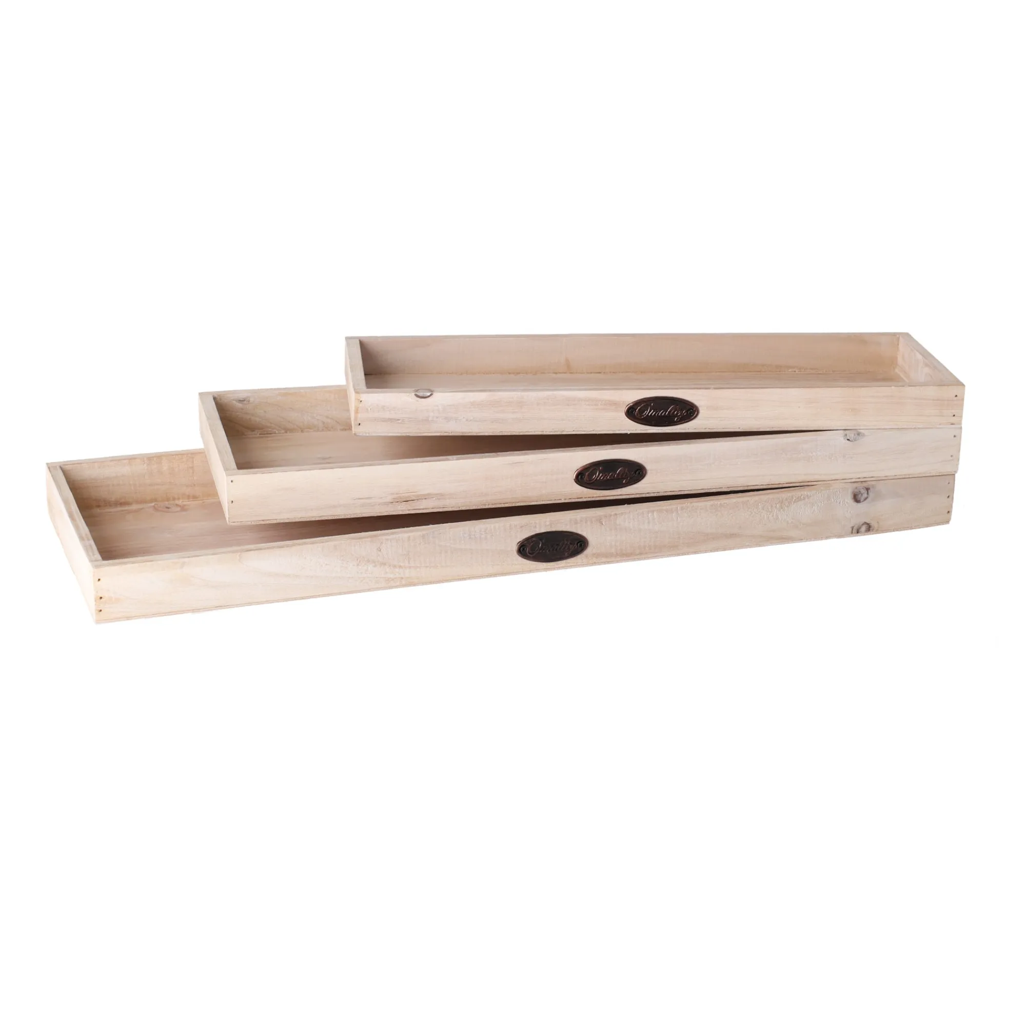 O'malley Koken & Tafelen|Woondecoratie>Tray hout Anneleen 41 x 17 cm