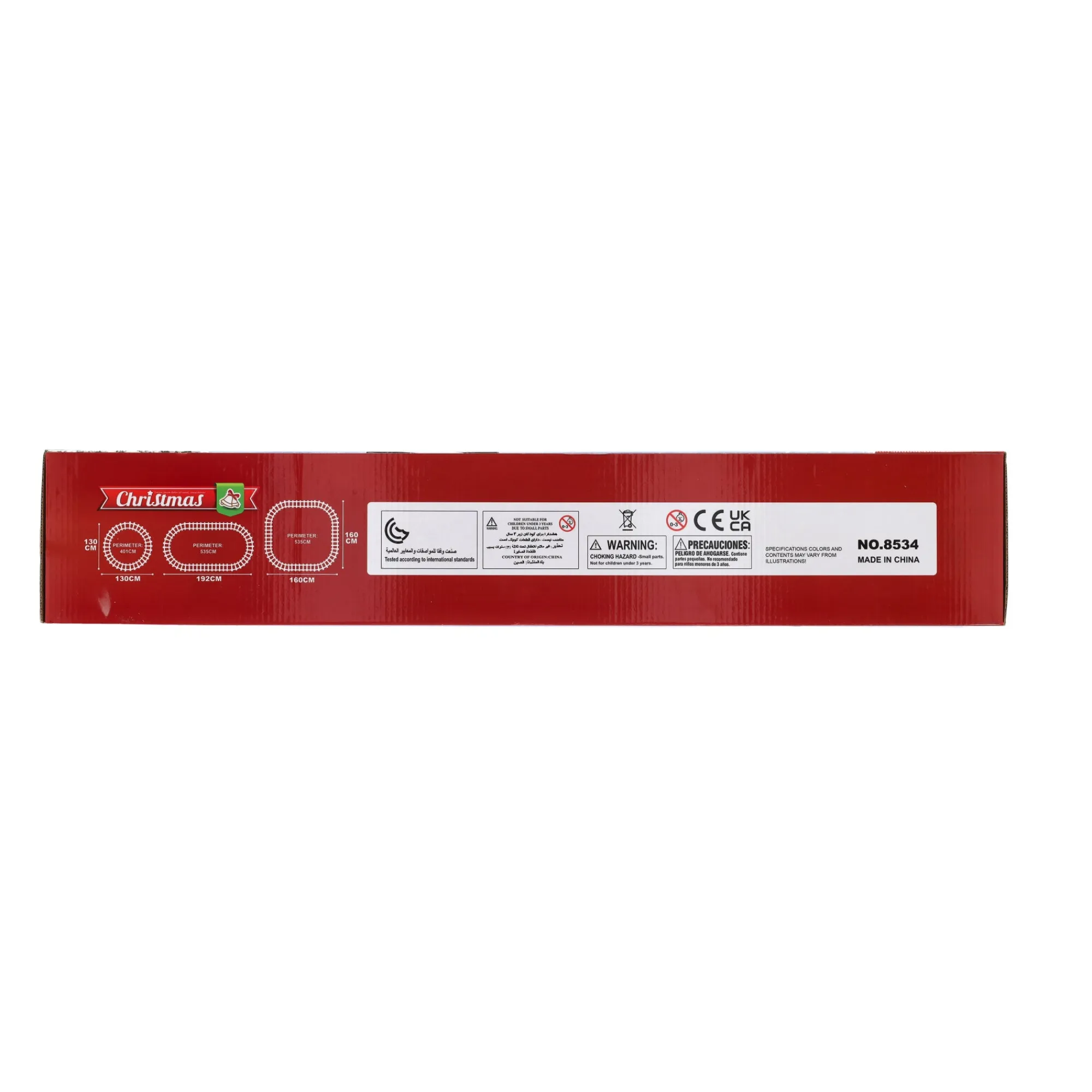 Kerstdecoratie>Trein x-mas Santa express 535 cm