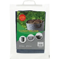 Bel Garden Handgereedschap>Tuinafvalzak 272L grijs