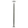 Diamant Buitenverlichting|Buitenverlichting>Tuinpaal Belluno RVS Hoogte 120 cm