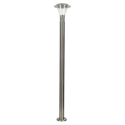 Diamant Buitenverlichting|Buitenverlichting>Tuinpaal Belluno RVS Hoogte 120 cm