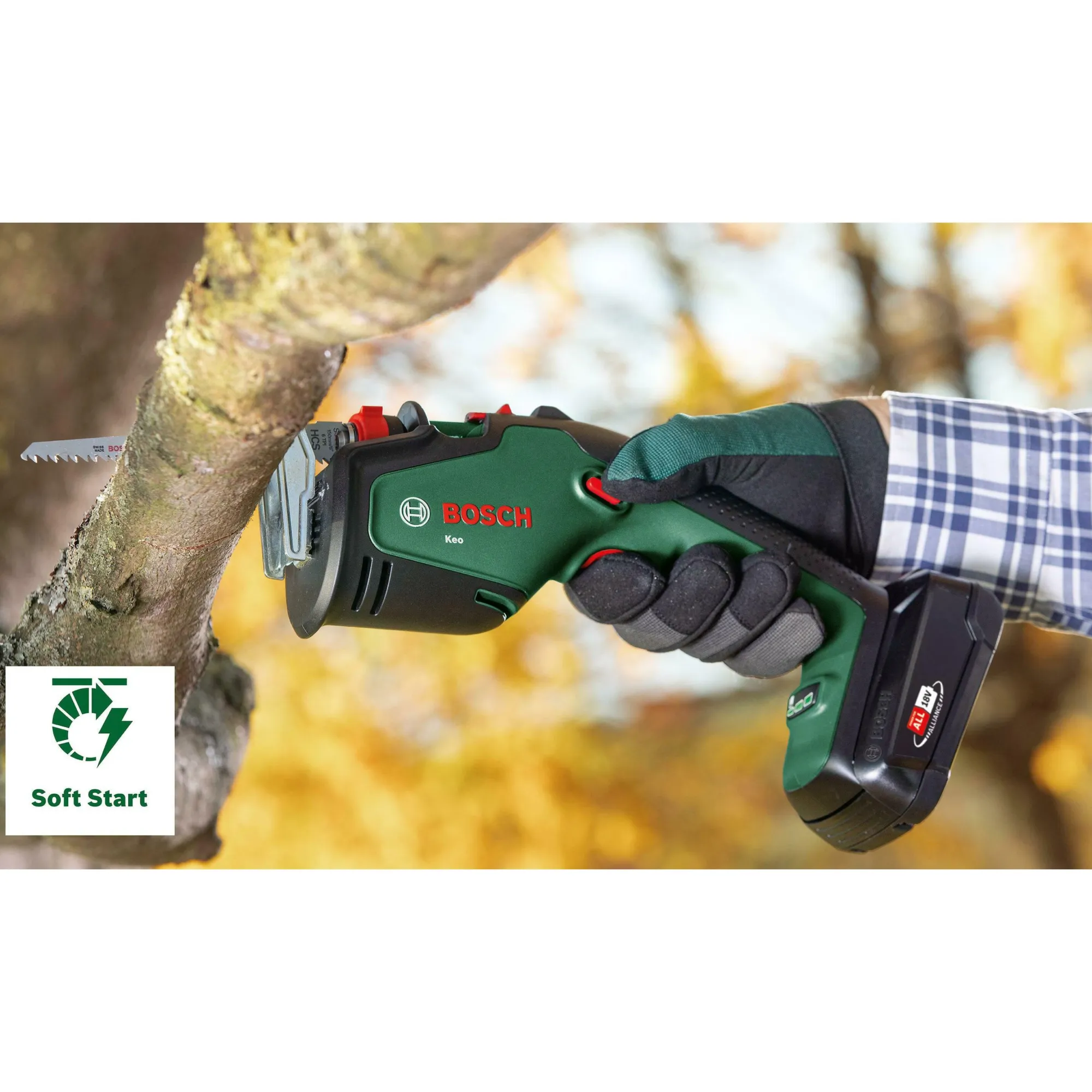 Bosch Tuinmachines>Tuinzaag KEO 18 Baretool