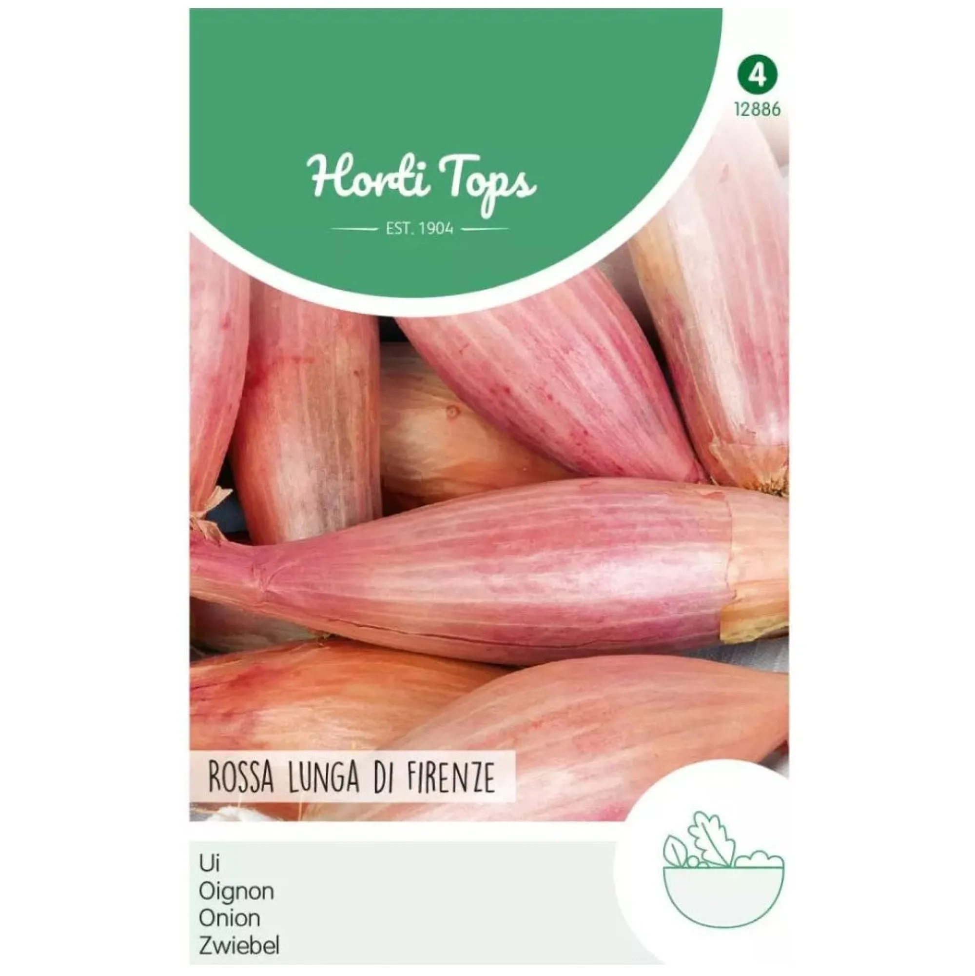 Horti Tops Moestuin>Uien Rossa Lunga di Firenze