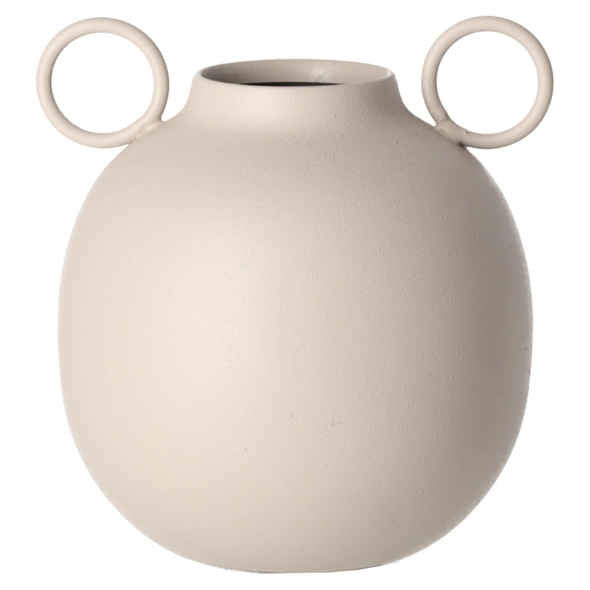 Vazen En Potten>Vaas Alma 16 cm grijs