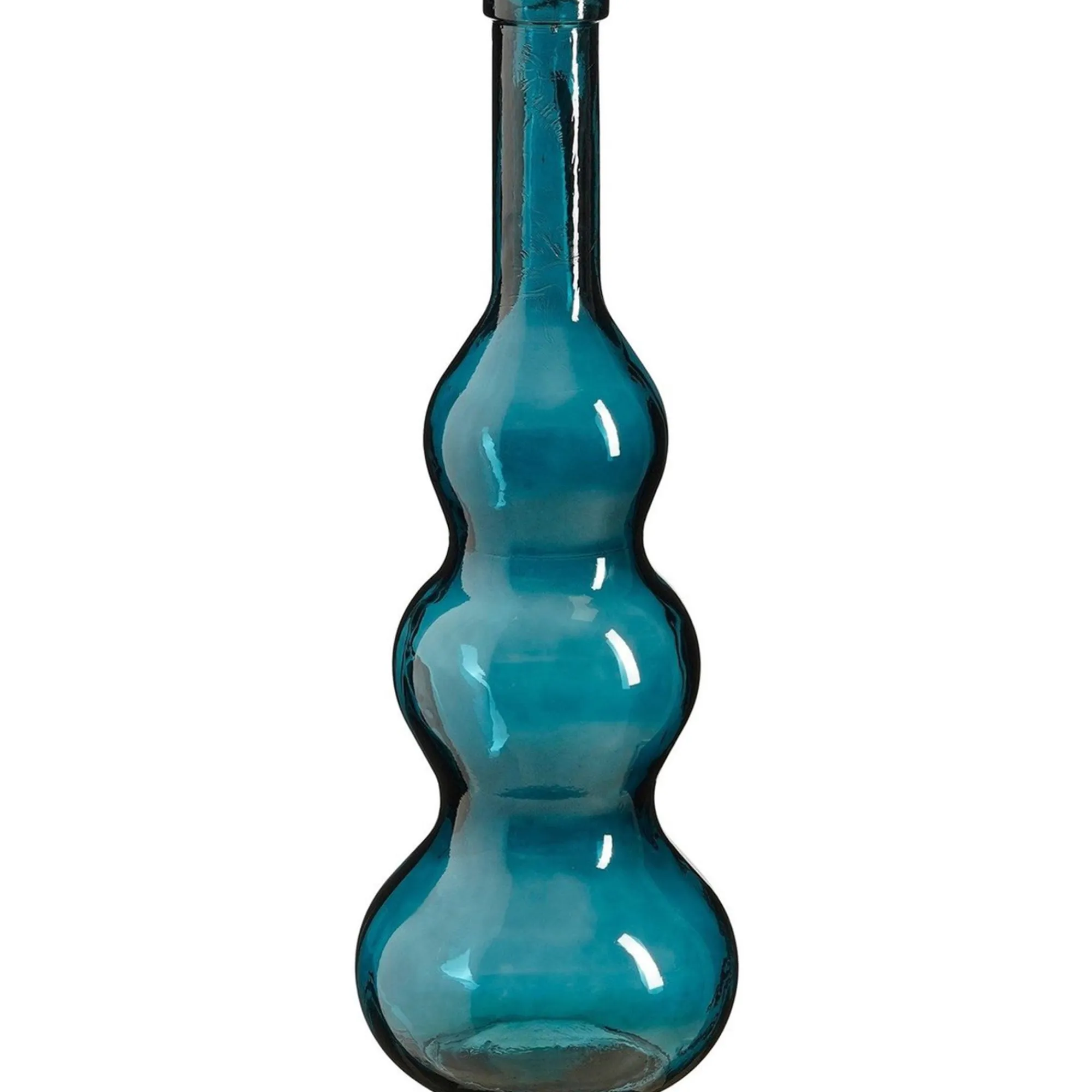 Mica Decorations Vazen En Potten>Vaas Benito recycled blauw 75 x 26 cm