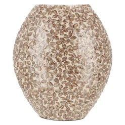 Vazen En Potten>Vaas capiz Salesse beige 45 cm