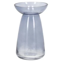 Gusta Woondecoratie>Vaas glas 18 cm blauw