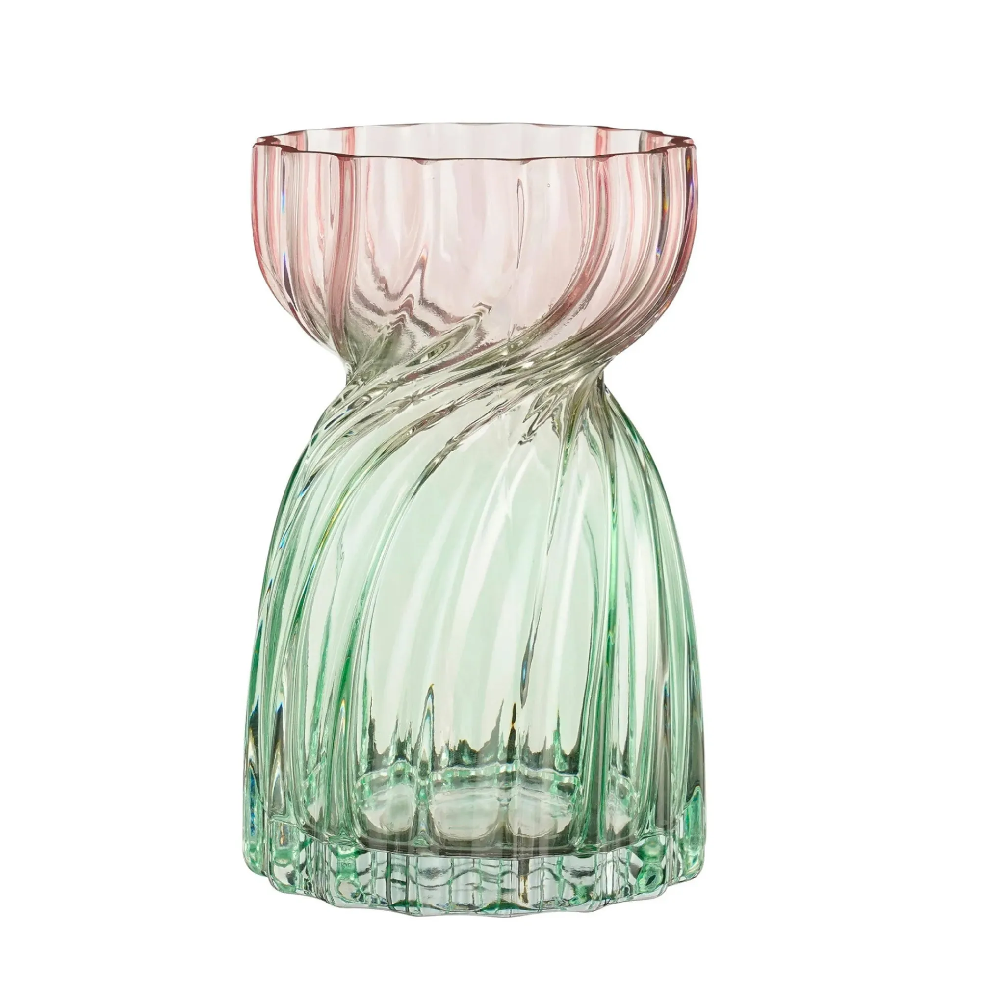 Mica Decorations Vazen En Potten>Vaas glas Alison groen 20 x 13 cm