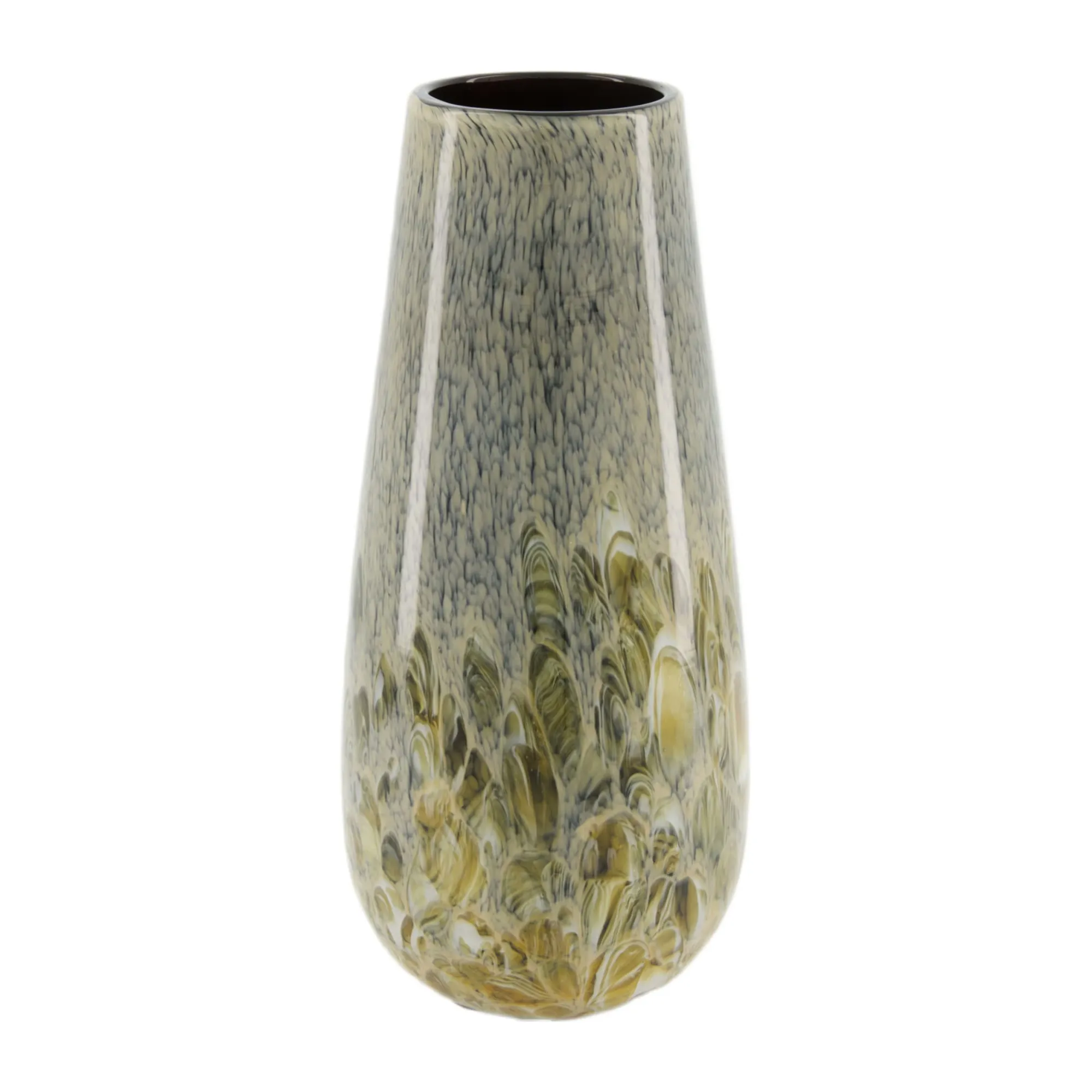 Natural Collections Vazen En Potten>Vaas glas print 12 x 28 cm