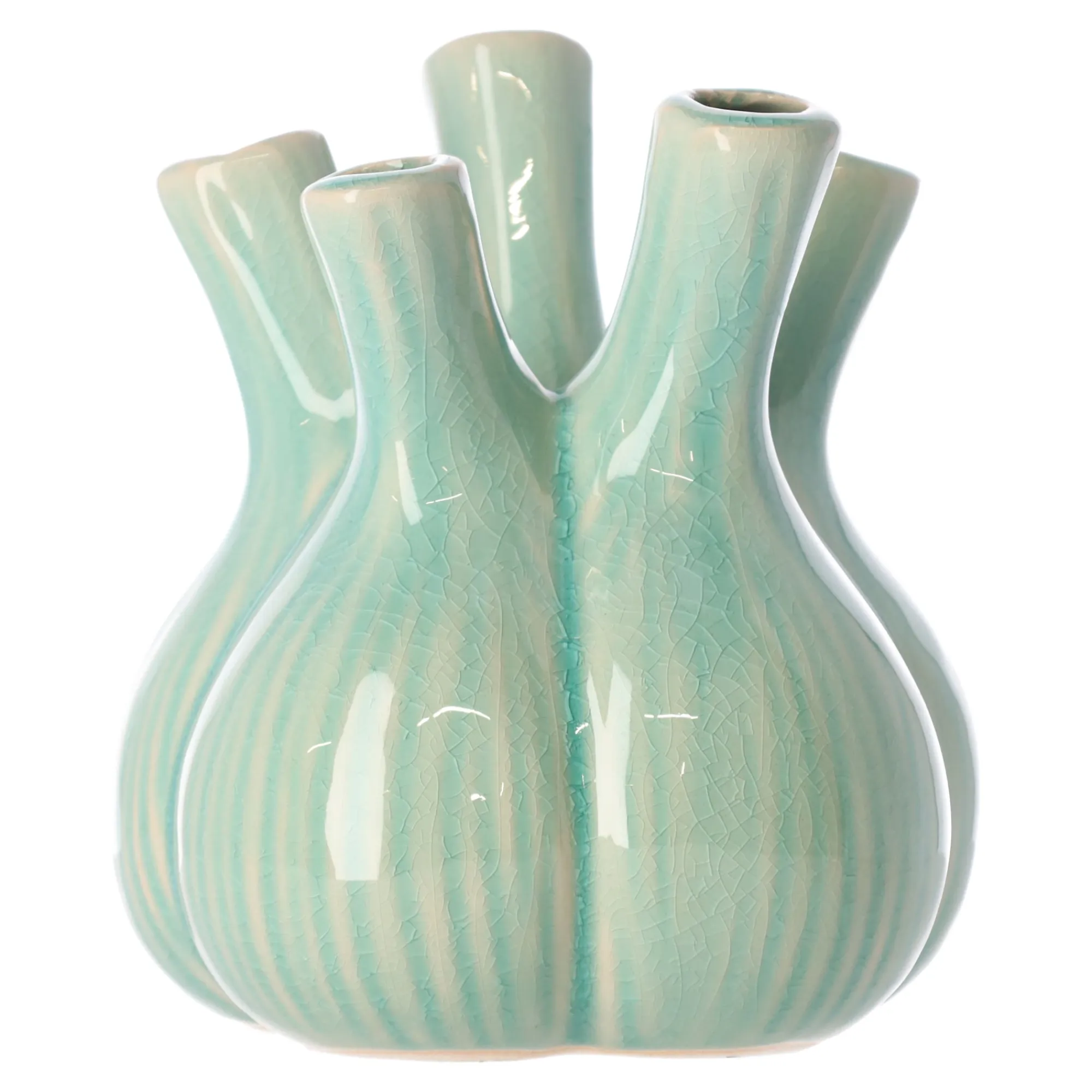 Natural Collections Vazen En Potten>Vaas Keramiek groen 17 x 17 x 20 cm