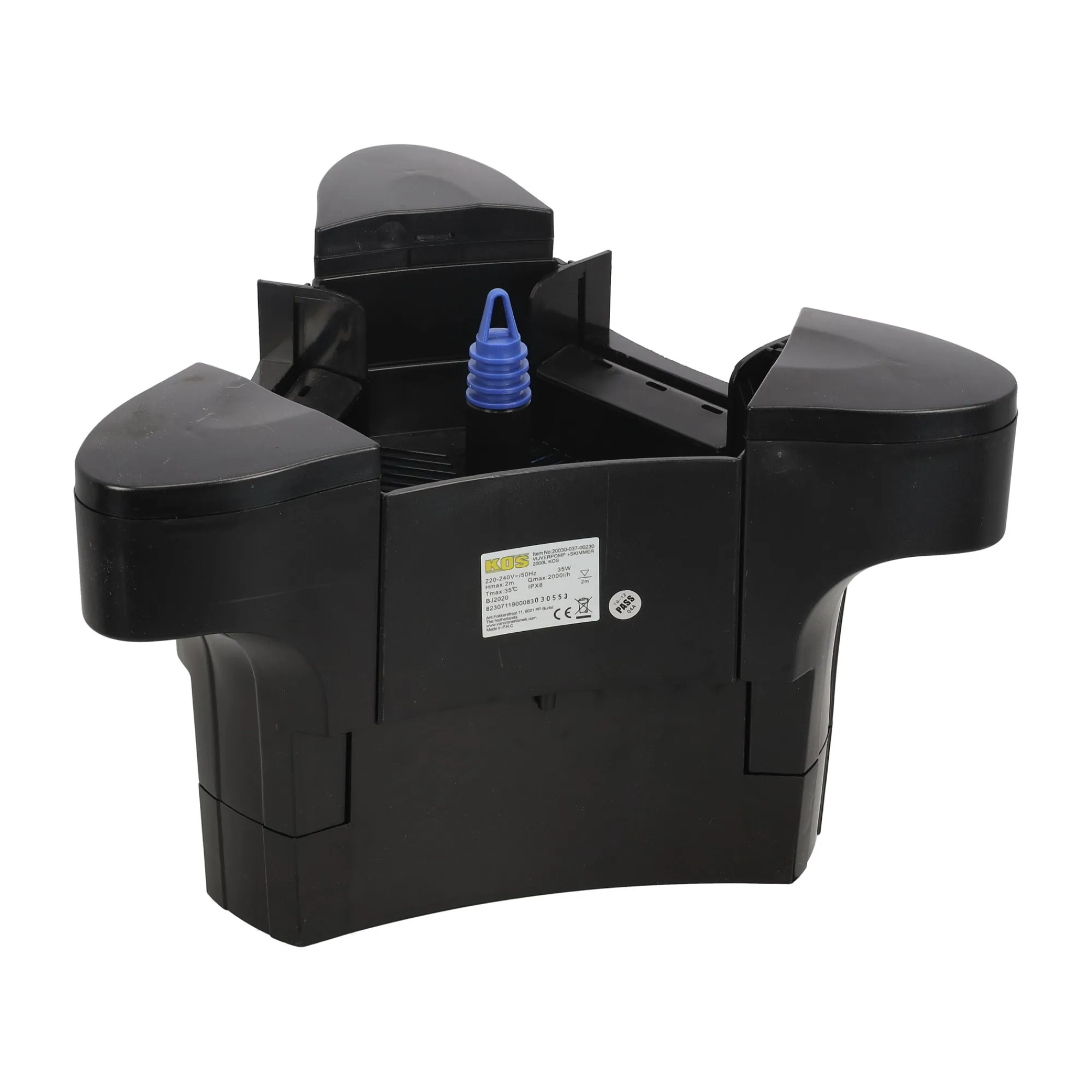 Kos Vijver>Vijverpomp +skimmer 2000L