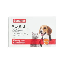 Beaphar Kattenverzorging>Vlo kill + kat & hond tot 11kg