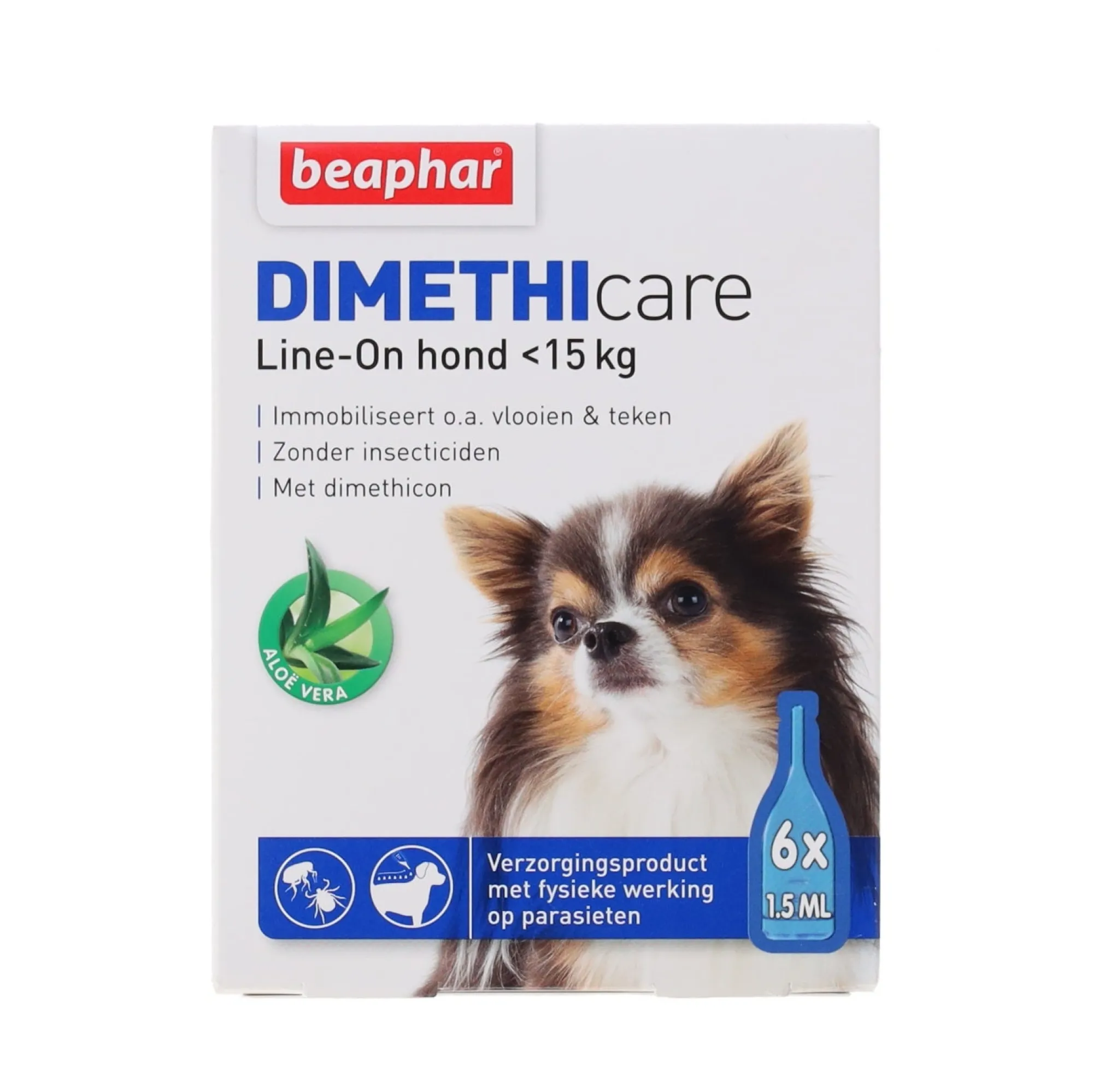 Beaphar Hondenverzorging>Vlooiendr hond dimethicare 15kg