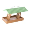Flamingo Tuinvogels>Voederhuis Grieny bruin/groen 32x20,5x19,5cm