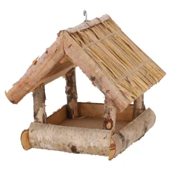 Vogelhuisjes>Voederhuis hangend kievit stro