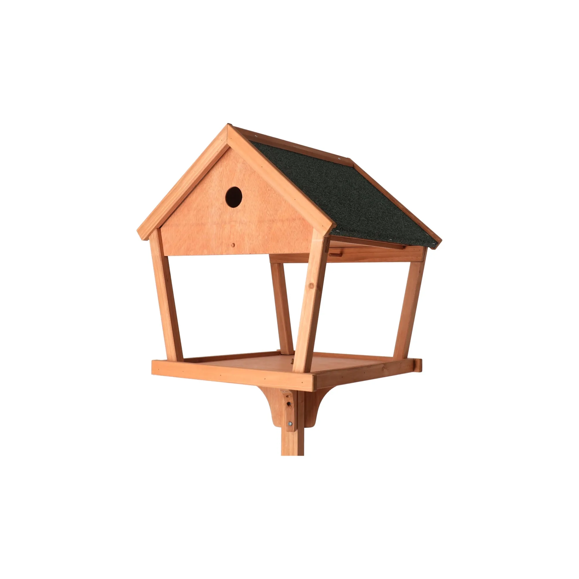 Van Cranenbroek Vogelhuisjes>Voederhuis staand 138cm BF02 nature