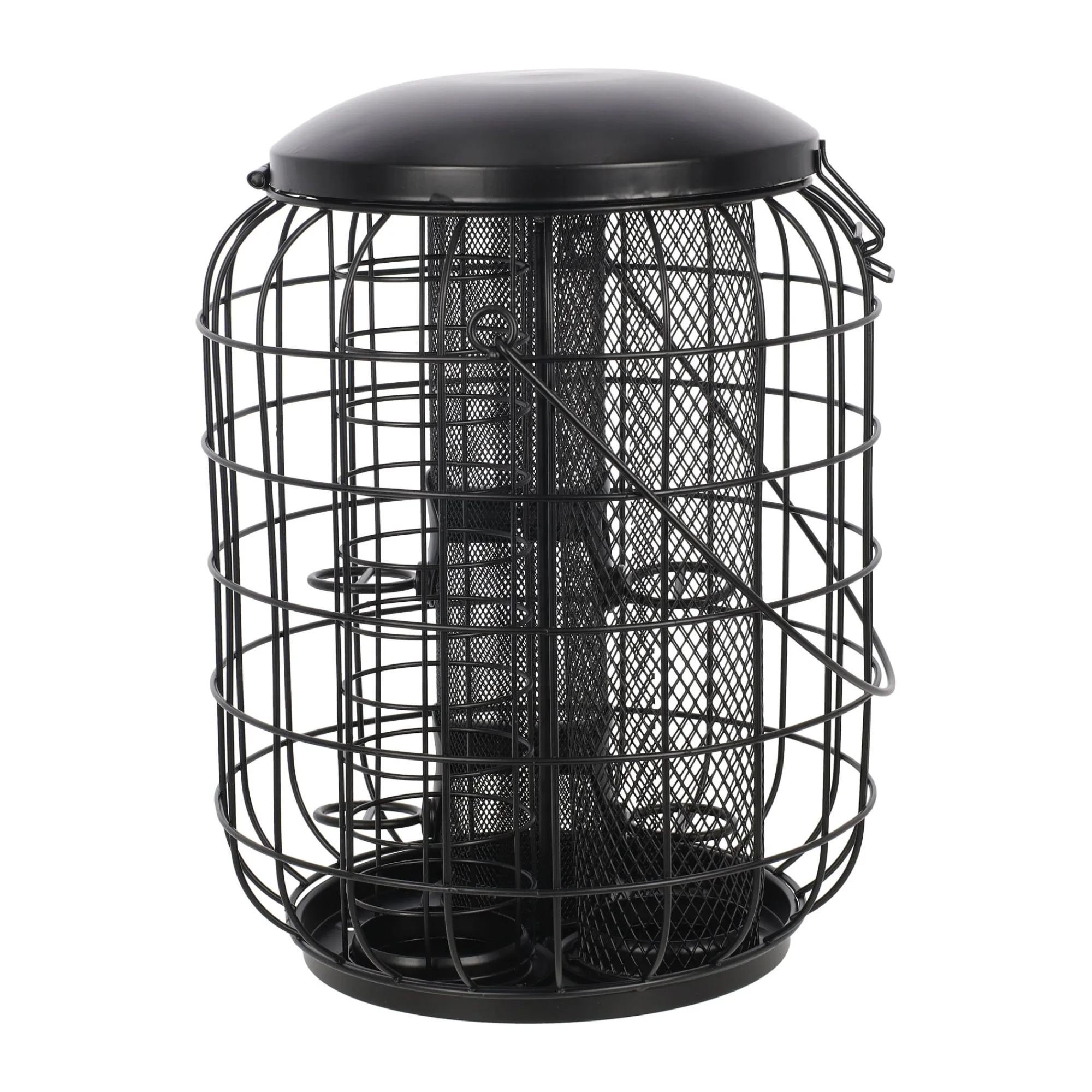 Friendly Pet Tuinvogels>Voedersilo metaal zwart 3-in-1