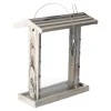 Flamingo Tuinvogels>Voedersilo zaden Jony wit/grijs 26x13,5x28,7cm