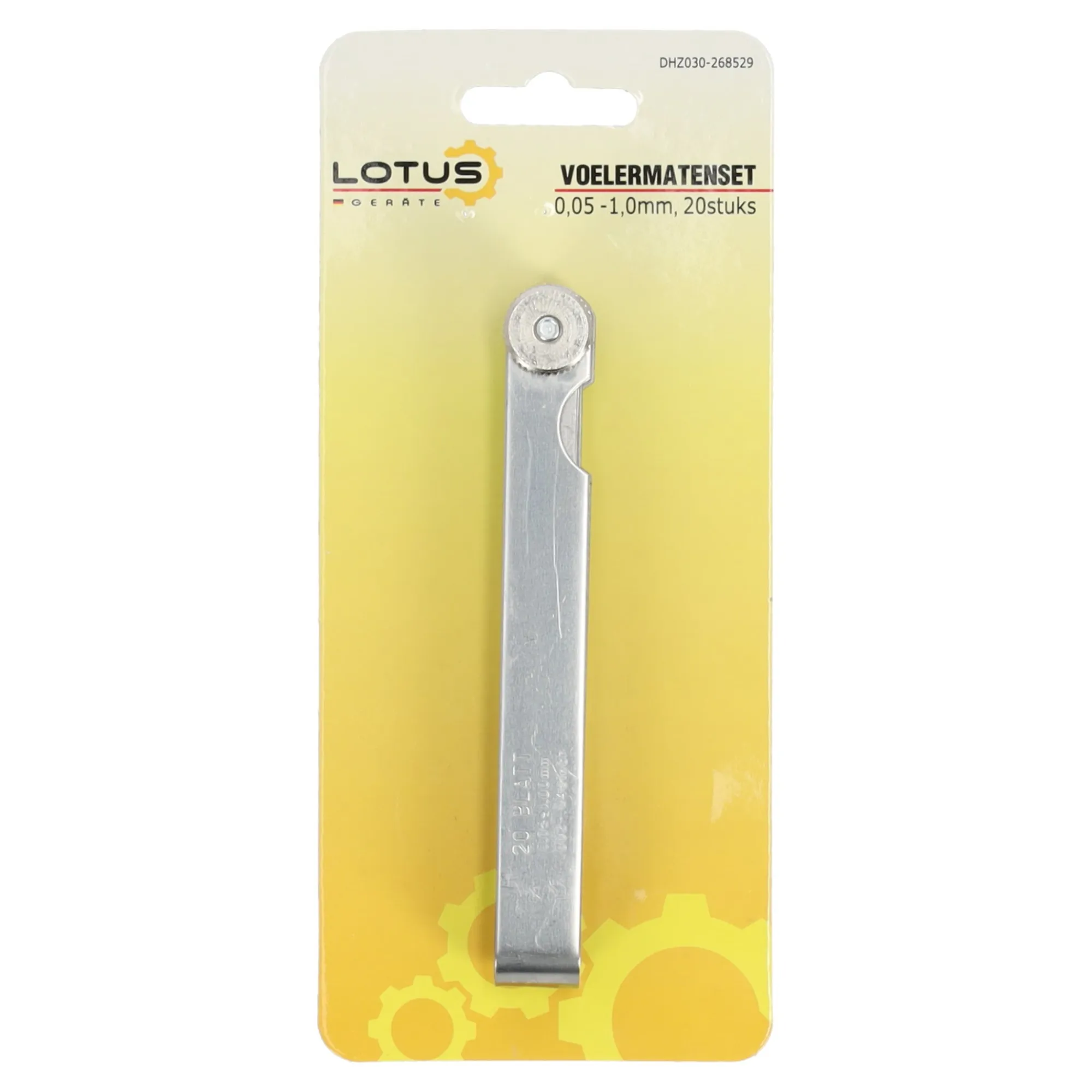 Lotus Handgereedschap>Voelermatenset 0,05 - 1,0mm 20st