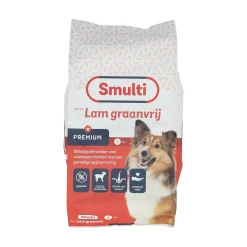 Smulti Hondenvoer>Voer hond Premium graanvrij lam 3kg