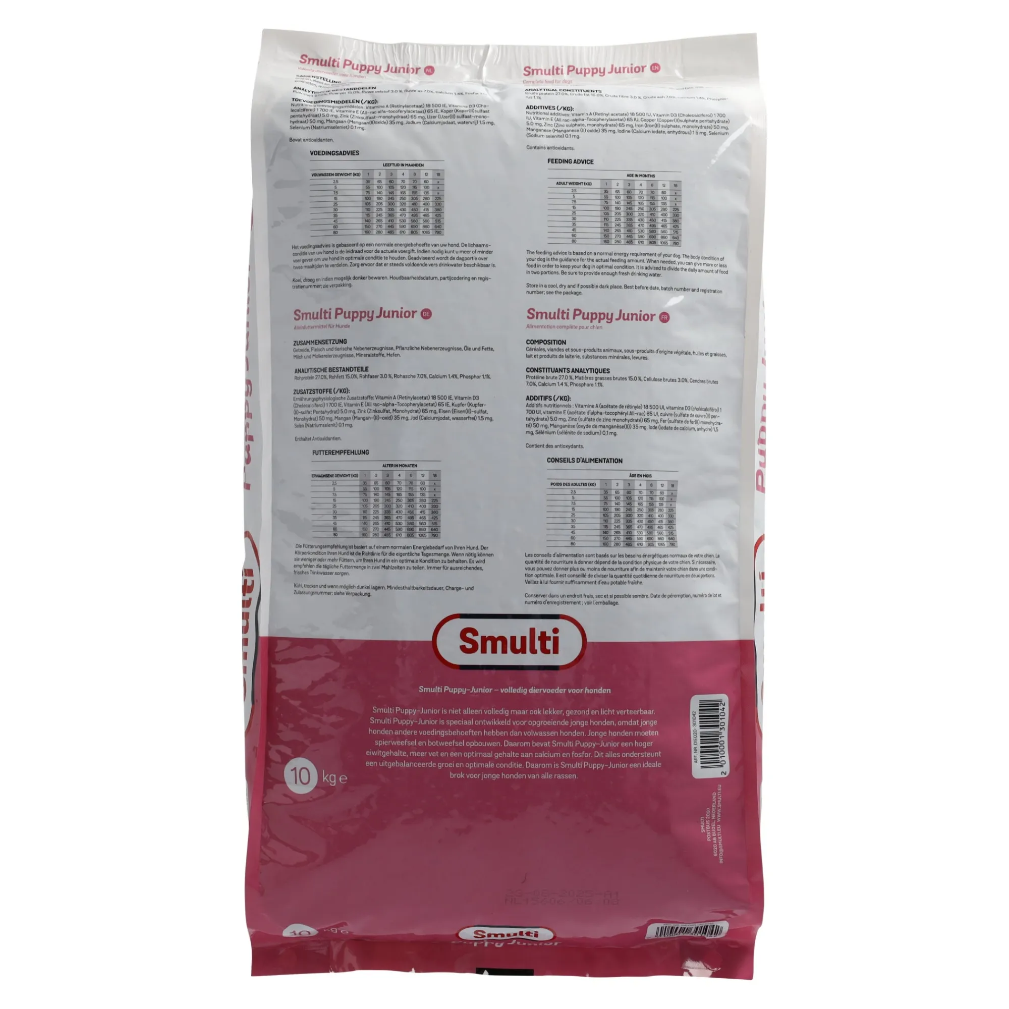 Smulti Hondenvoer>Voer hond puppy 10kg