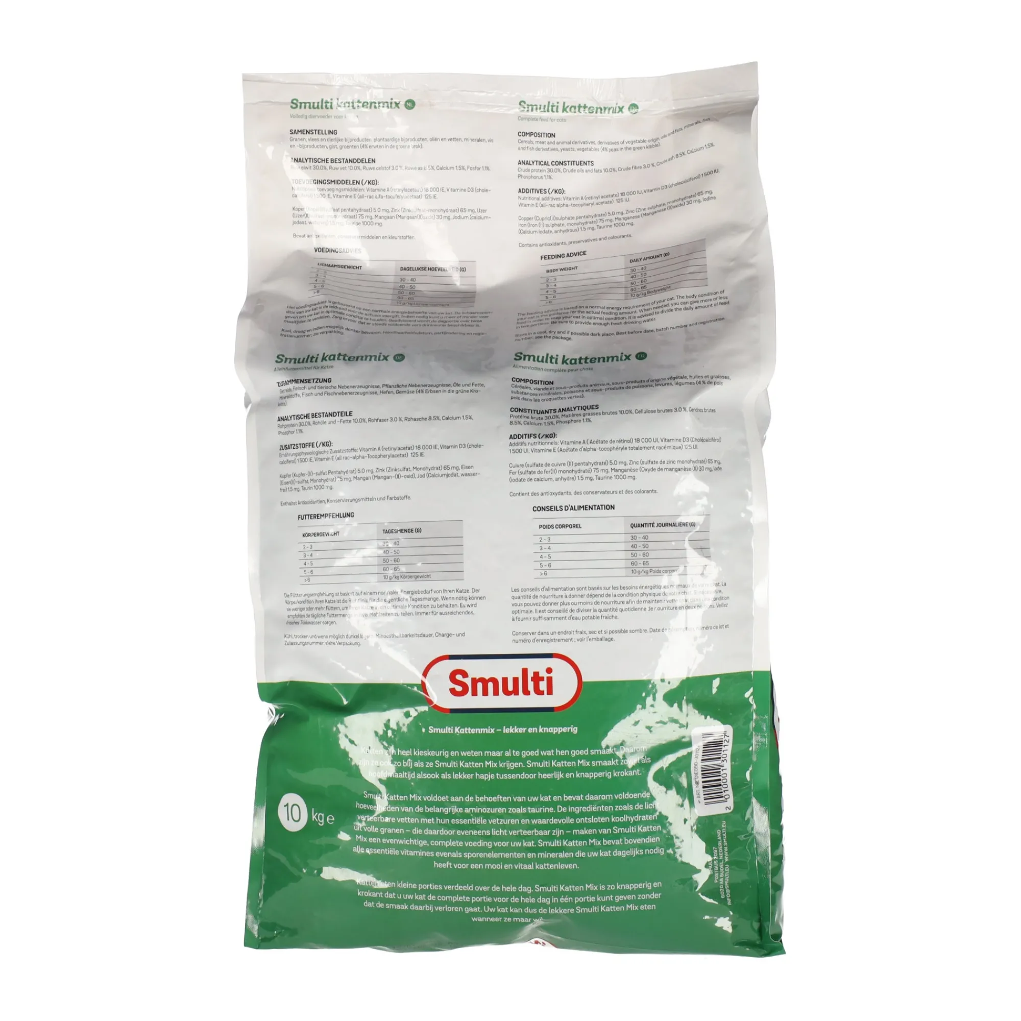 Smulti Kattenvoer>Voer kat mix 10kg