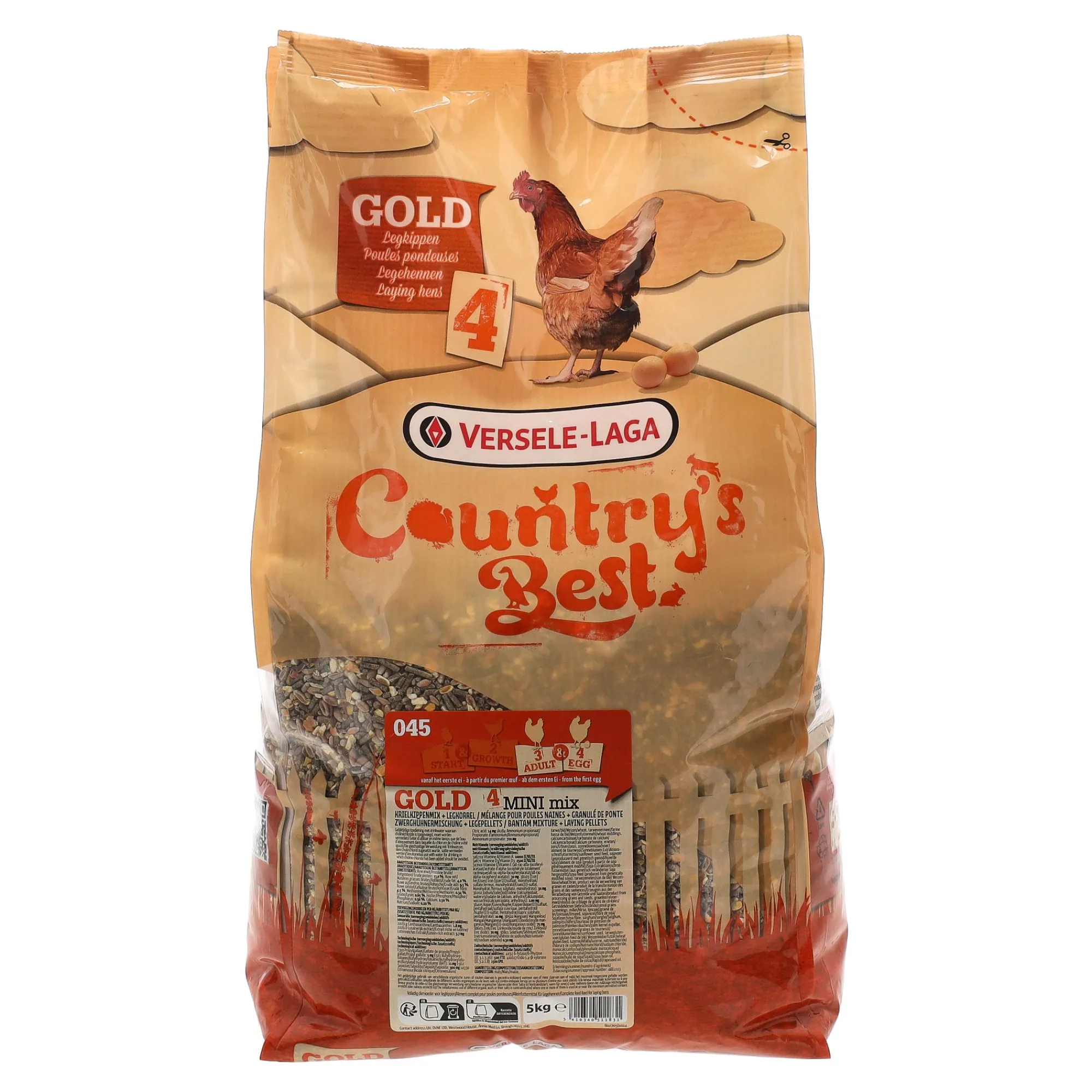 Versele Laga Kip>Voer pluimvee gold 4 mix mini 5 kg