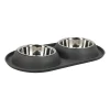 Friendly Pet Drink- En Voerbak Hond>Voerbak duo rond Grafa 2x500ml d.grijs FP