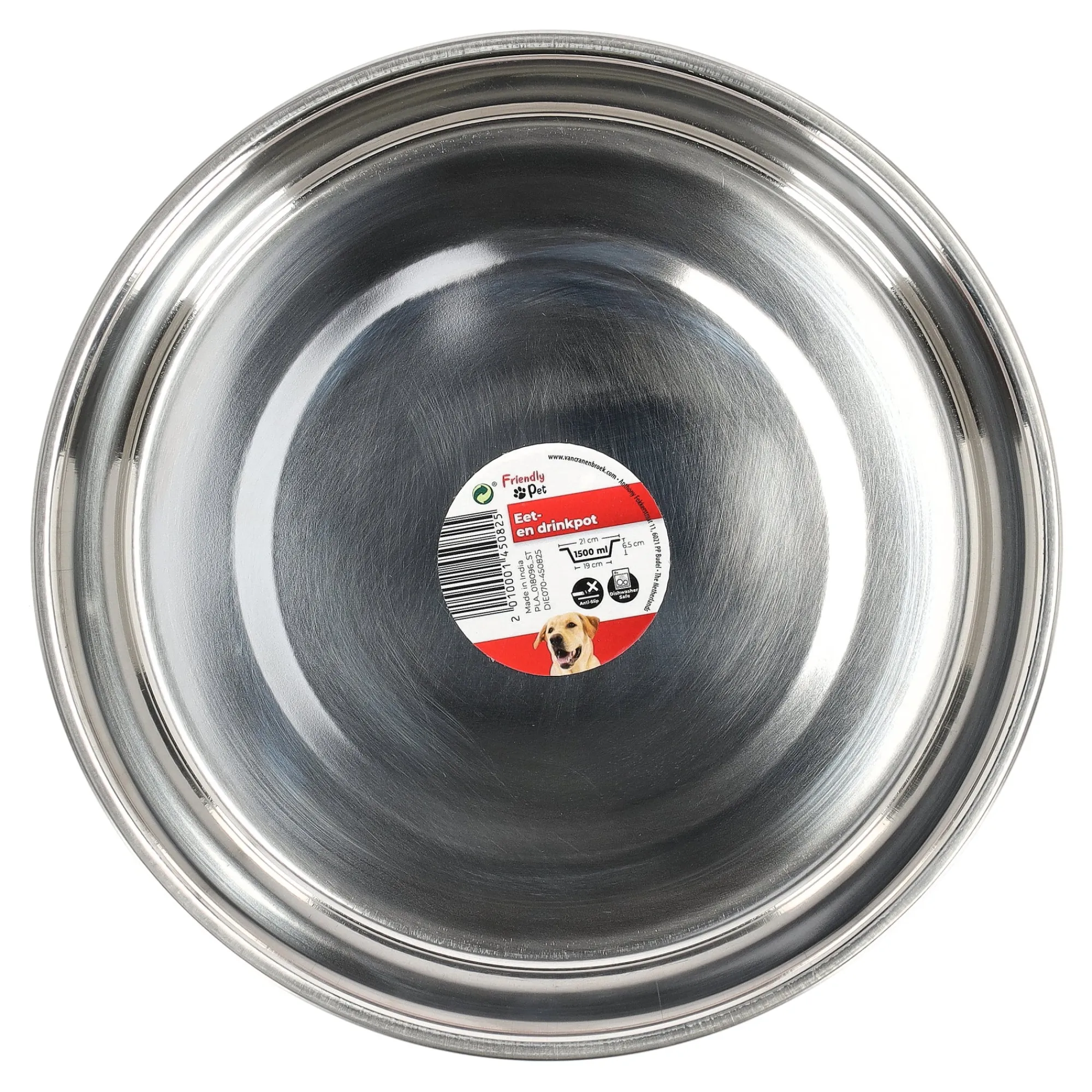 Friendly Pet Drink- En Voerbak Hond>Voerbak Kena zwart 1500ml