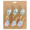 Woondecoratie|Kerstdecoratie>Vogel op clip groen blauw 6st