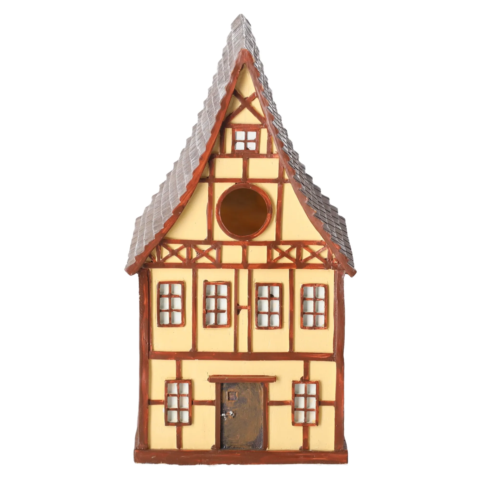 Vogelhuisjes>Vogelhuis vakwerkhuis 25cm assorti