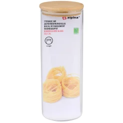Alpina Koken & Tafelen>Voorraadpot glas 1,5L