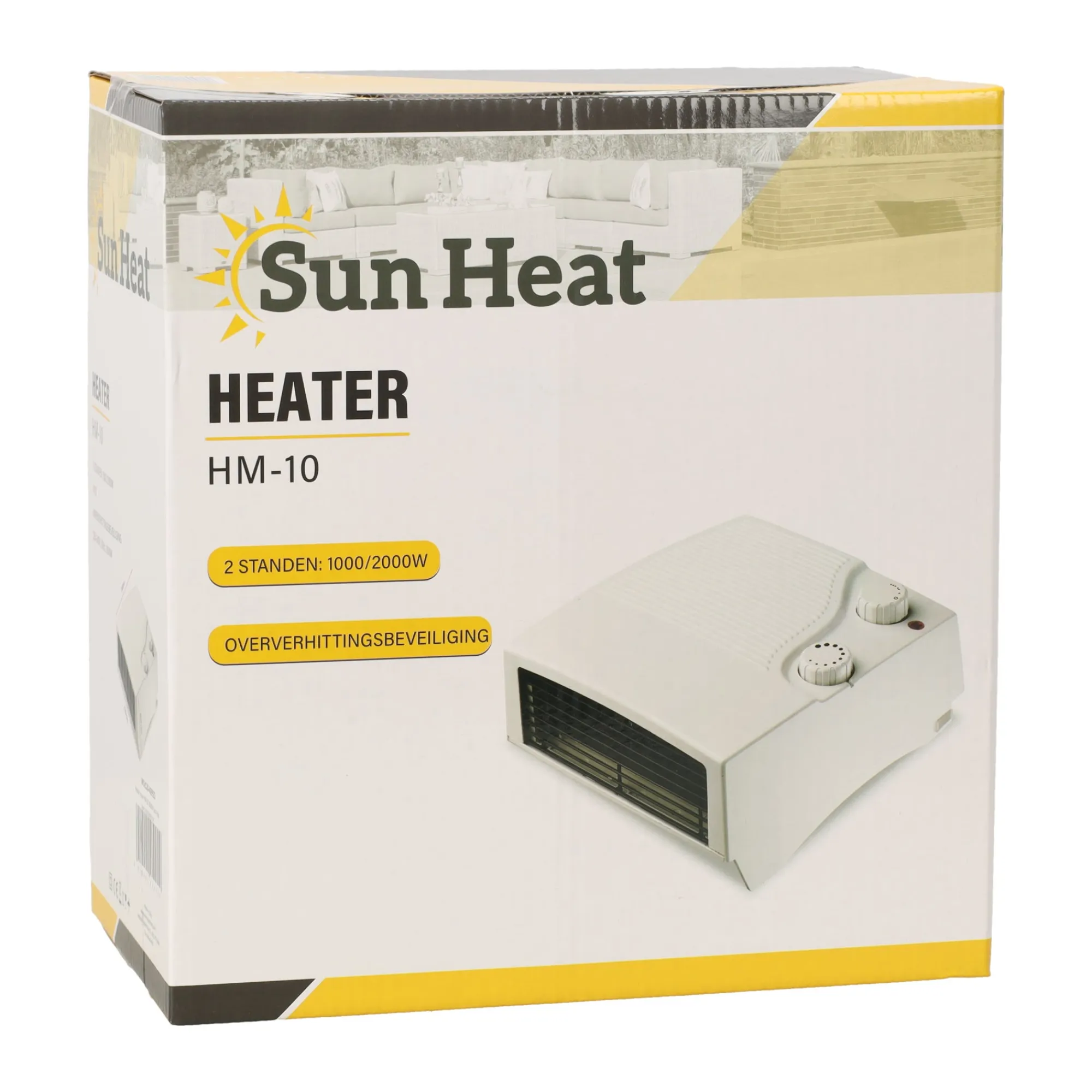 Sun Heat Binnenverwarming>Wandheater HM-10 2000W