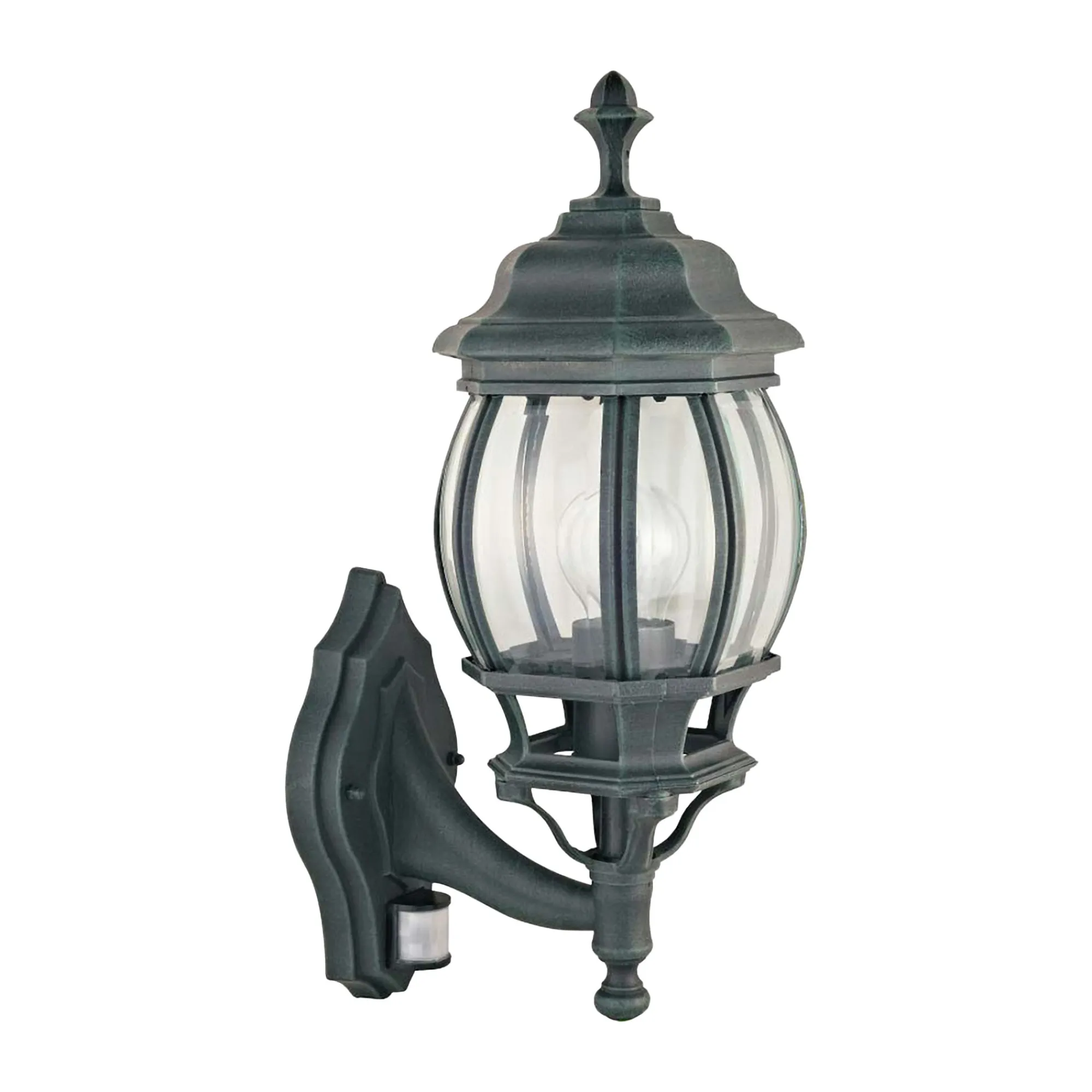 Diamant Buitenverlichting|Buitenverlichting>Wandlamp Biella staand + bewegingssensor