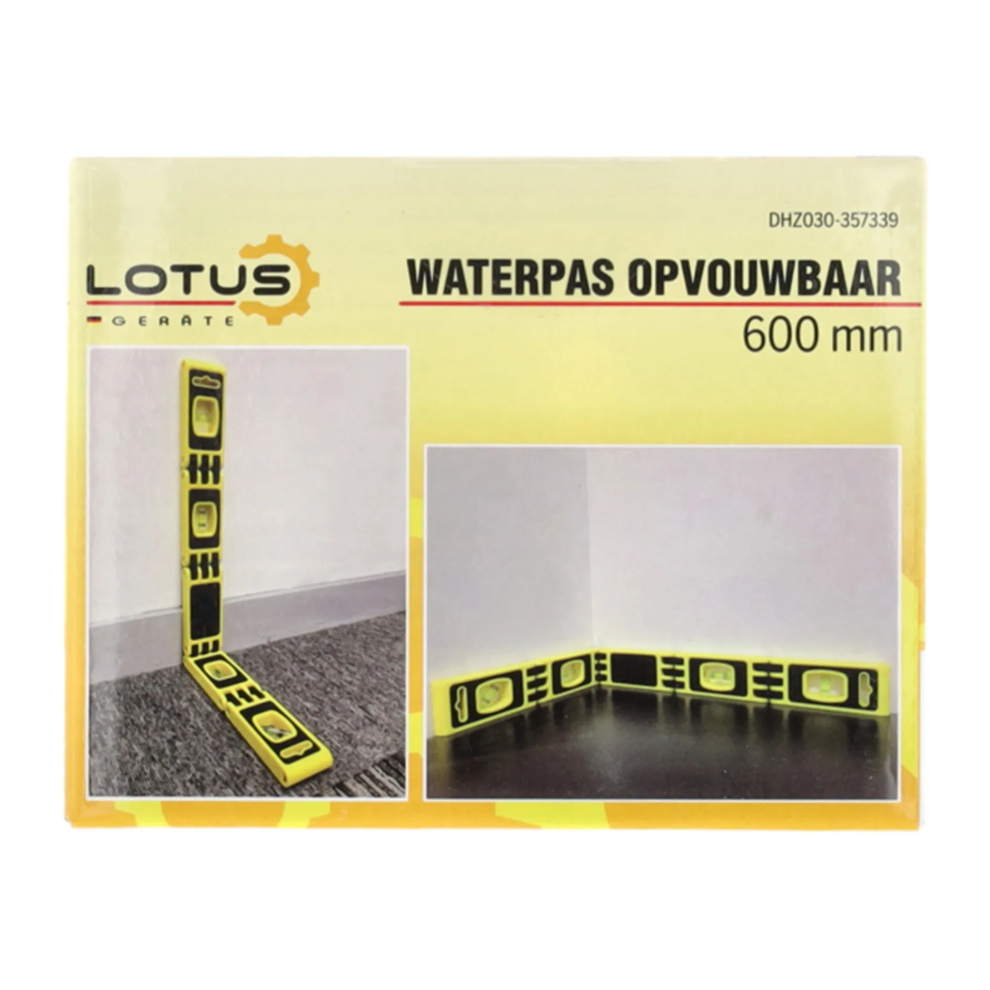 Lotus Handgereedschap>Waterpas opvouwbaar 60 cm