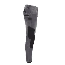 Cratex Pro Line Werkbroeken>Werkjeans Saxon grijs W30 L30
