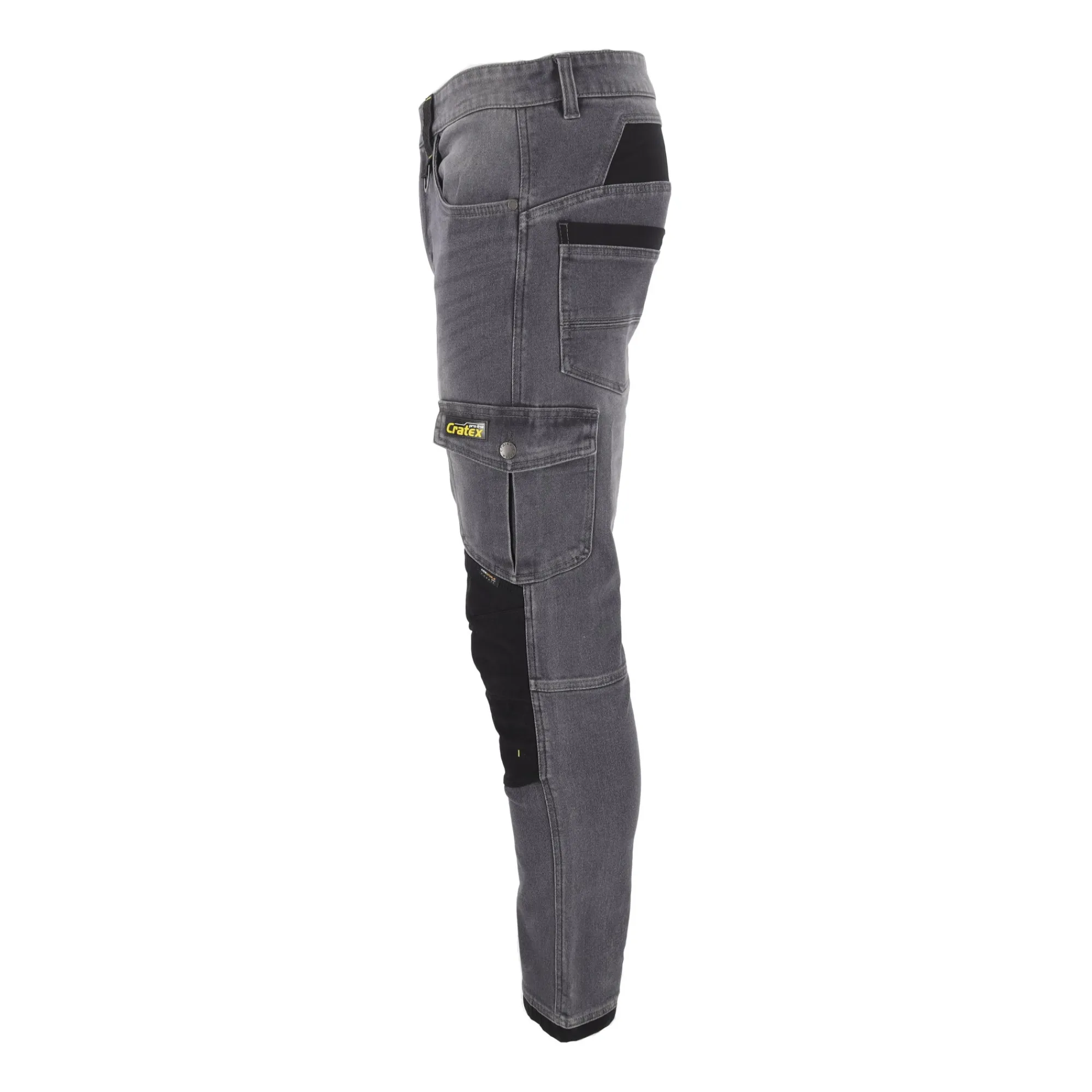 Cratex Pro Line Werkbroeken>Werkjeans Saxon grijs W30 L30