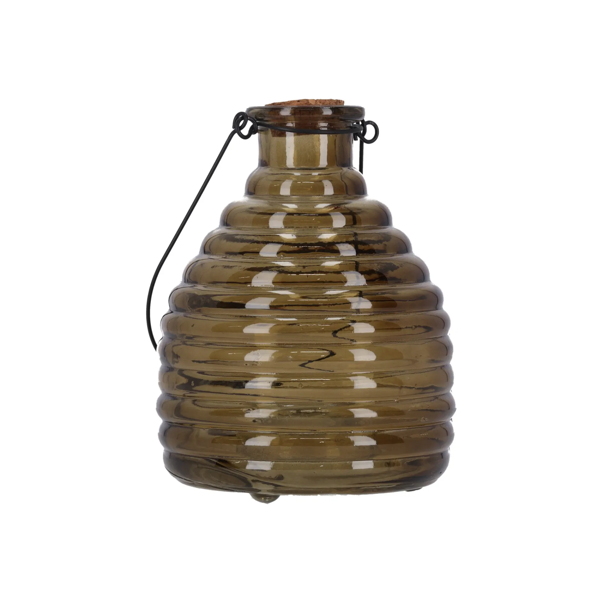 Decoris Schoonmaken>Wespenvanger van glas 17 x 13 cm 4 assorti