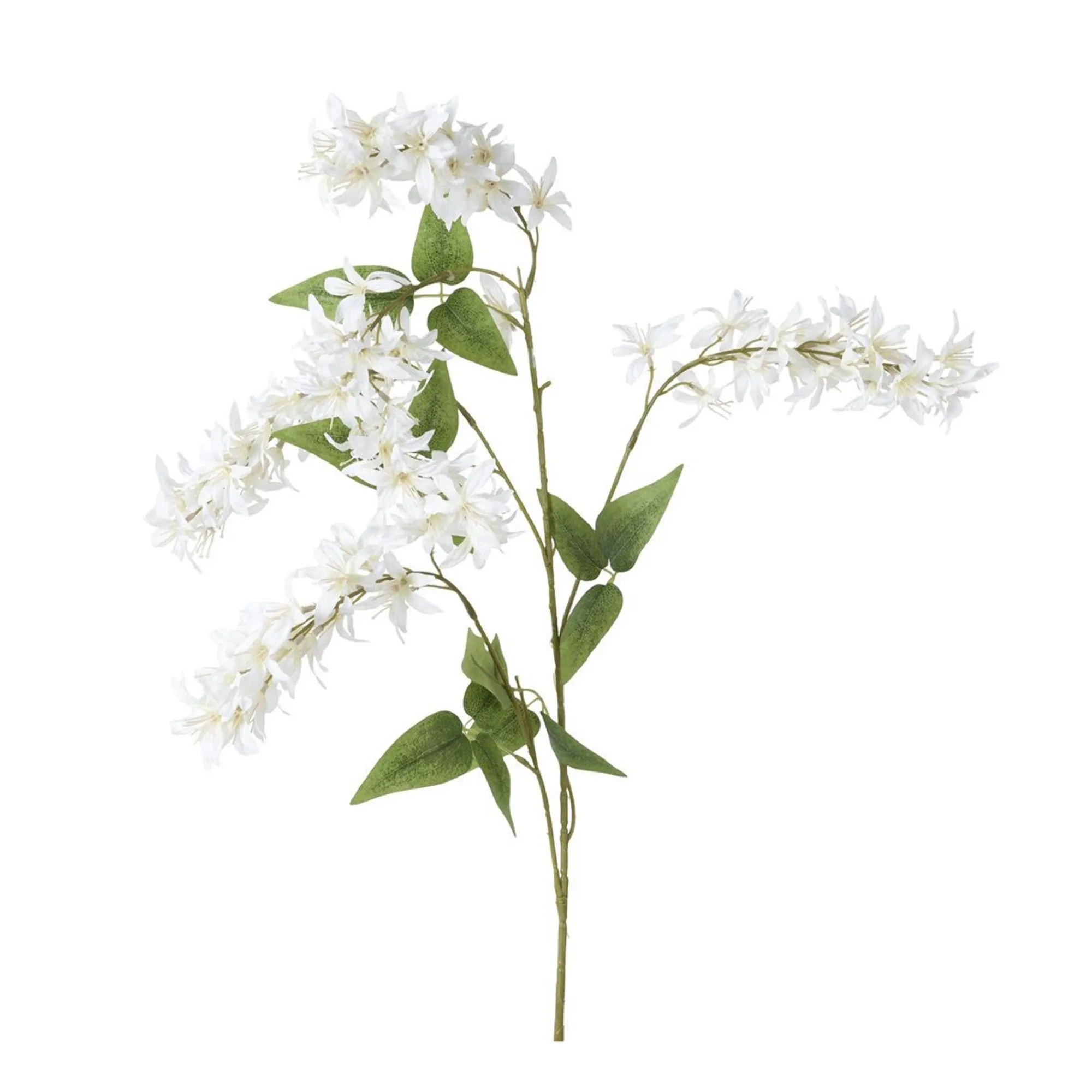 Everlands Kunstplanten En Kunstbloemen>Wisteria op steel 110 cm wit