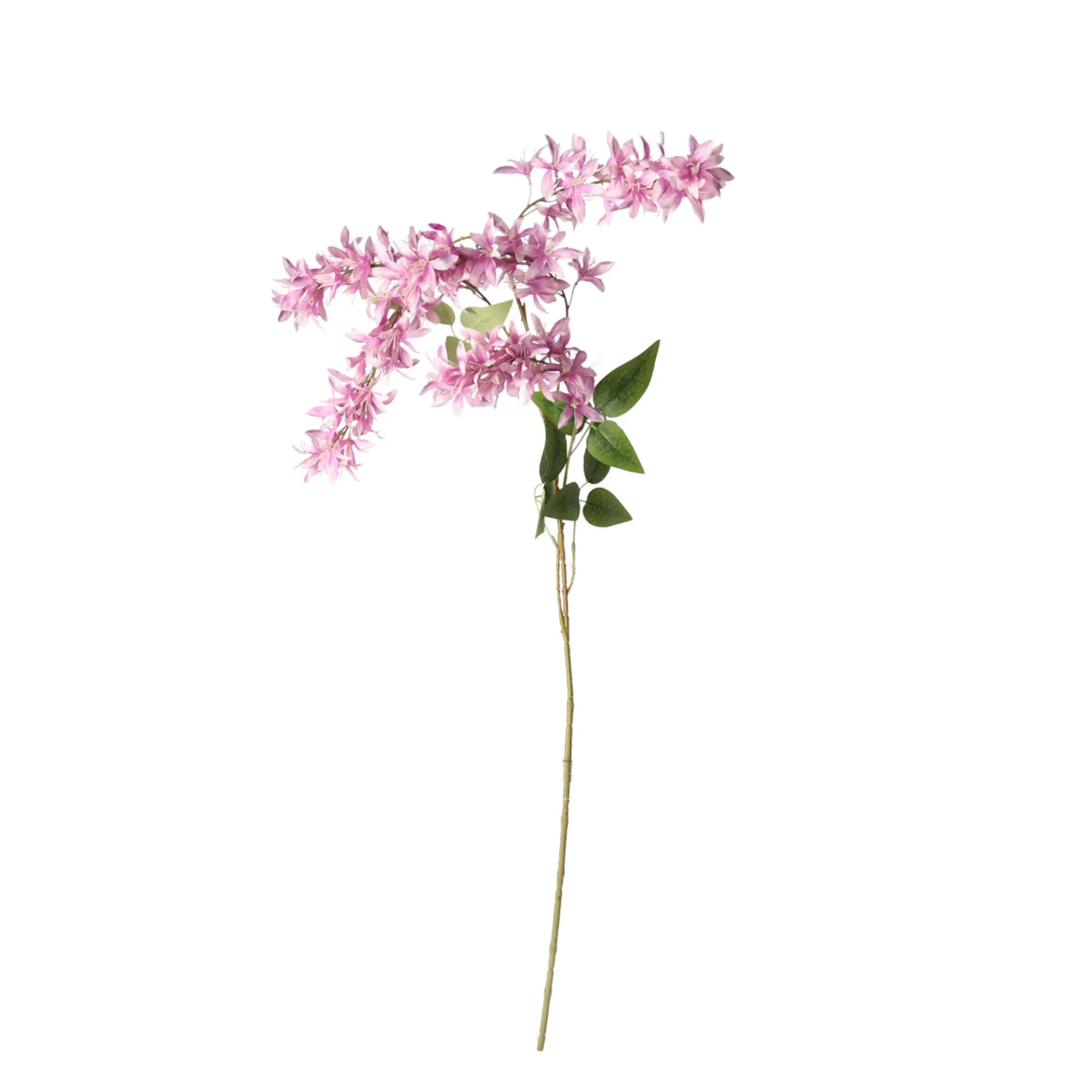 Everlands Kunstplanten En Kunstbloemen>Wisteria op steel lila 110 cm